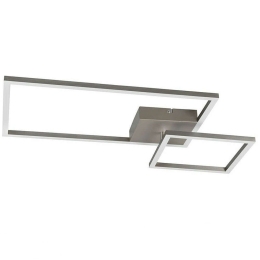 Φωτιστικό Οροφής - Πλαφονιέρα Padella R62642107 25W Led 37x63x7cm Nickel Mat RL Lighting Μέταλλο