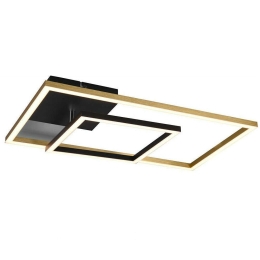 Φωτιστικό Οροφής - Πλαφονιέρα Padella R62642108 25W Led 37x63x7cm Brass Mat RL Lighting Μέταλλο