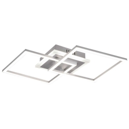 Φωτιστικό Οροφής - Πλαφονιέρα Venida R62793187 25W Led 35x57x7cm Titanium RL Lighting Μέταλλο