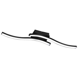 Φωτιστικό Οροφής - Πλαφονιέρα Route R62472132 2x5W Led 9x56x7cm 3000K Black RL Lighting Μέταλλο