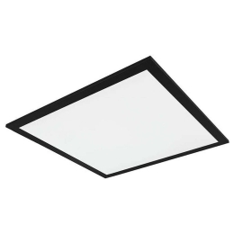 Φωτιστικό Οροφής - Πλαφονιέρα Gamma R62864532 18W Led 45x45x5cm Black Mat RL Lighting Μέταλλο