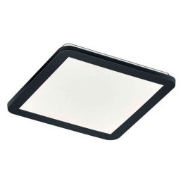 Φωτιστικό Οροφής - Πλαφονιέρα Camillus R62931832 18W Led 30x30x3cm Black Mat RL Lighting Πλαστικό