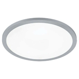 Φωτιστικό Οροφής - Πλαφονιέρα Tiberius R62984087 20W Led Φ40cm 5cm Titanium RL Lighting Πλαστικό