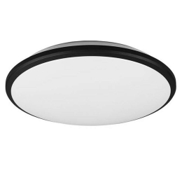 Φωτιστικό Οροφής - Πλαφονιέρα Limbus R67021132 20,5W Led Φ34cm 6cm Black Mat RL Lighting Πλαστικό