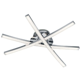 Φωτιστικό Οροφής - Πλαφονιέρα Capella R62491306 3x5,5W Led Φ50cm 9cm Chrome RL Lighting Μέταλλο
