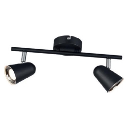 Φωτιστικό Οροφής - Σποτ Toulouse R82122132 2x3,5W Led 9x34x17cm Black Mat RL Lighting