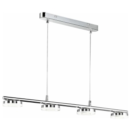 Φωτιστικό Οροφής - Ράγα Rennes R32414106 4x4W Led 9x76x120cm Chrome RL Lighting