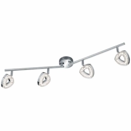 Φωτιστικό Οροφής - Σποτ Tours R82134106 4x4,5W Led 9x80x14cm Chrome RL Lighting