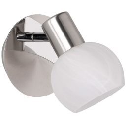 Φωτιστικό Τοίχου - Απλίκα Antibes R80171007 1xE14 28W 12x11x17cm Nickel Mat RL Lighting Μέταλλο