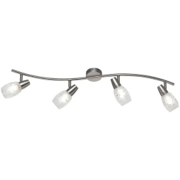 Φωτιστικό Οροφής - Σποτ Colmar R80024007 4xE14 28W 8x79x19cm Nickel Mat RL Lighting