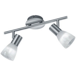 Φωτιστικό Οροφής - Σποτ Visto R82231207 2xE14 4W Led 10x34x19cm Nickel Mat RL Lighting