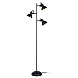 Φωτιστικό Δαπέδου Gina R41153032 3xE14 28W 22x42x150cm Black Mat RL Lighting Μέταλλο