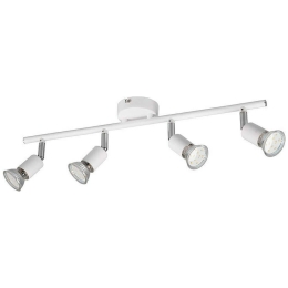 Φωτιστικό Οροφής - Σποτ Paris R80914031 4xGU10 35W 8x50x13cm White Mat RL Lighting Μέταλλο
