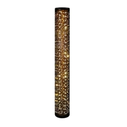 Φωτιστικό Δαπέδου Taco R42801002 8W Led Φ13cm 103cm Black RL Lighting Ύφασμα