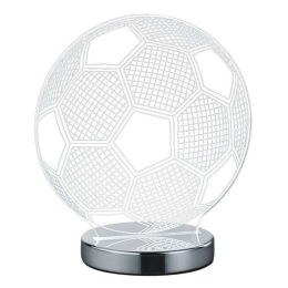 Φωτιστικό Επιτραπέζιο Ball R52471106 7W Led 12x20x22cm Chrome RL Lighting Μέταλλο,Ακρυλικό