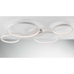 Φωτιστικό Οροφής - Πλαφονιέρα Fredy LED-FREDY-PL3 40W Led 60x60cm White Luce Ambiente Design Αλουμίνιο