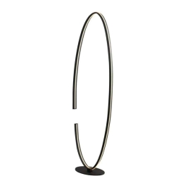 Φωτιστικό Δαπέδου Clarke LED-CLARKE-PTC 32W Led 42x133cm Black Luce Ambiente Design Αλουμίνιο