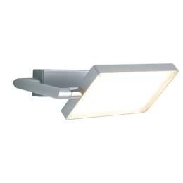 Φωτιστικό Τοίχου - Απλίκα Book LED-BOOK-AP-GR 17W Led 22,5x10-15cm Grey Luce Ambiente Design Αλουμίνιο