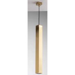 Φωτιστικό Οροφής Fluke I-FLUKE-S30Q ORO 1xGU10 Φ5,5cm 30x200cm Gold Luce Ambiente Design Μέταλλο
