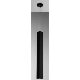 Φωτιστικό Οροφής Fluke I-FLUKE-SQ NERO 1xGU10 Φ5,5cm 60x200cm Black Luce Ambiente Design Μέταλλο