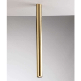 Φωτιστικό Οροφής - Πλαφονιέρα Fluke I-FLUKE-PL75 ORO 1xGU10 Φ5,5cm 75cm Gold Luce Ambiente Design Μέταλλο
