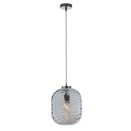 Φωτιστικό Οροφής Nereide I-NEREIDE-C-S1 BLU 1xE27 Led Φ24,5cm 155,6cm Aqua Luce Ambiente Design Γυαλί