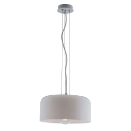 Φωτιστικό Οροφής Gibus I-GIBUS-S30 BCO 1xE27 Φ30cm 150cm White Luce Ambiente Design Γυαλί