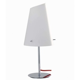 Φωτιστικό Επιτραπέζιο Ermes I-ERMES-LG1 1xE27 Φ31cm 65cm White Luce Ambiente Design Γυαλί