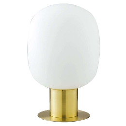 Φωτιστικό Επιτραπέζιο Fellini I-FELLINI-L30 ORO 1xE27 Led Φ30cm 47cm Gold Luce Ambiente Design Μέταλλο,Γυαλί