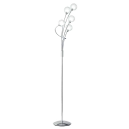 Φωτιστικό Δαπέδου Blog I-BLOG-PT5 5xG9 36x150cm Chrome Luce Ambiente Design Μέταλλο,Γυαλί