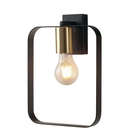 Φωτιστικό Τοίχου - Απλίκα Smith I-SMITH-AP1 1xE27 19,5x27cm Black Luce Ambiente Design Μέταλλο