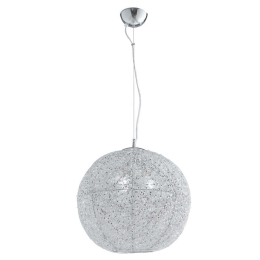 Φωτιστικό Οροφής Astra I-ASTRA/S45 3xE27 Φ45cm 120cm Chrome Luce Ambiente Design Κρύσταλλο