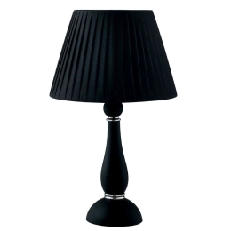 Φωτιστικό Επιτραπέζιο Alfiere I-ALFIERE/L1 NERO 1xE27 Φ32cm 54cm Black Luce Ambiente Design