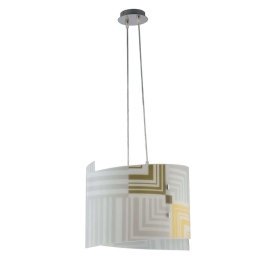 Φωτιστικό Οροφής Seventy I-SEVENTY/S45 2xE27 Φ45cm 130cm White Luce Ambiente Design