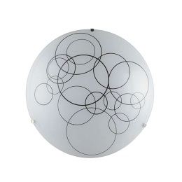 Φωτιστικό Οροφής - Πλαφονιέρα Karma I-KARMA-PL50 4xE27 Φ50cm White Luce Ambiente Design