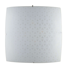 Φωτιστικό Οροφής - Πλαφονιέρα Maori I-MAORI-PL30 2xE27 30x30cm White Luce Ambiente Design