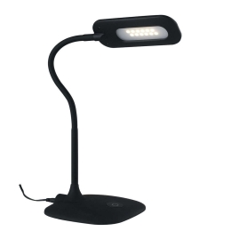 Φωτιστικό Γραφείου Darwin LEDT-DARWIN-BLACK 4,8W Led Dimmer 16x16x53,5cm Black Luce Ambiente Design