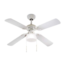 Ανεμιστήρας Οροφής Gemini 7064 B Με Φως 1xE27 D105x42cm White Perenz Διάμετρος 105cm