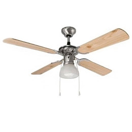 Ανεμιστήρας Οροφής Gemini 7064 CR Με Φως 1xE27 D105x42cm Chrome Perenz Διάμετρος 105cm