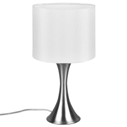 Φωτιστικό Επιτραπέζιο Sabia 515790107 20x37cm 1xE27 40W Nickel-White Trio Lighting