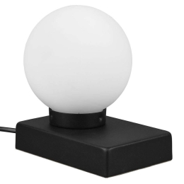 Φωτιστικό Επιτραπέζιο Davi II 590100132 15x12x15cm 1xE14 40W Black-White Trio Lighting