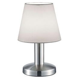 Φωτιστικό Επιτραπέζιο Mats II 599700101 14x24cm 1xE14 40W Nickel-White Trio Lighting