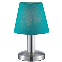 Φωτιστικό Επιτραπέζιο Mats II 599700119 14x24cm 1xE14 40W Nickel-Blue Trio Lighting