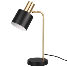 Φωτιστικό Επιτραπέζιο Adam R51041080 14x28x43cm 1xE14 10W Black-Gold RL Lighting