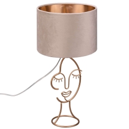 Φωτιστικό Επιτραπέζιο Mary R51221044 24x45cm 1xE27 60W Beige-Gold RL Lighting