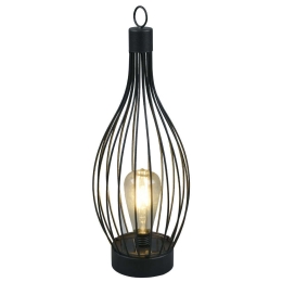 Φωτιστικό Επιτραπέζιο Ηλιακό Mairana R55306132 15x43cm Led Black RL Lighting
