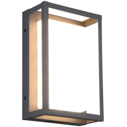 Φωτιστικό Τοίχου - Απλίκα Witham 277860142 18x24cm Led 1100Lm 10,5W Anthracite Trio Lighting