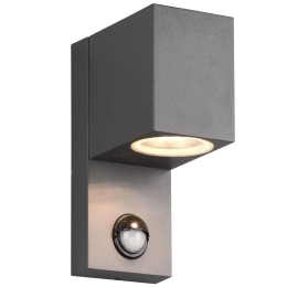 Φωτιστικό Τοίχου Με Αισθητήρα Roya 214269142 7x15cm 1xGU10 35W Anthracite Trio Lighting