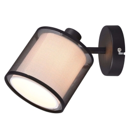 Φωτιστικό Οροφής - Τοίχου Burton 811400132 12x18x19cm 1xE14 28W Black-White Trio Lighting