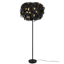Φωτιστικό Δαπέδου Leavy R40463032 70x180cm 3xE14 28W Black-Gold RL Lighting